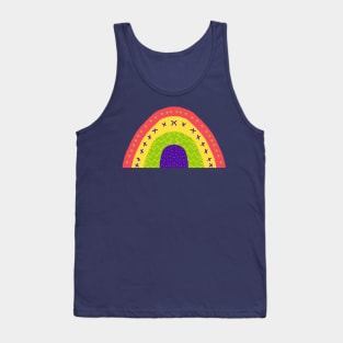 Rainbow Abstract Patterns Tank Top